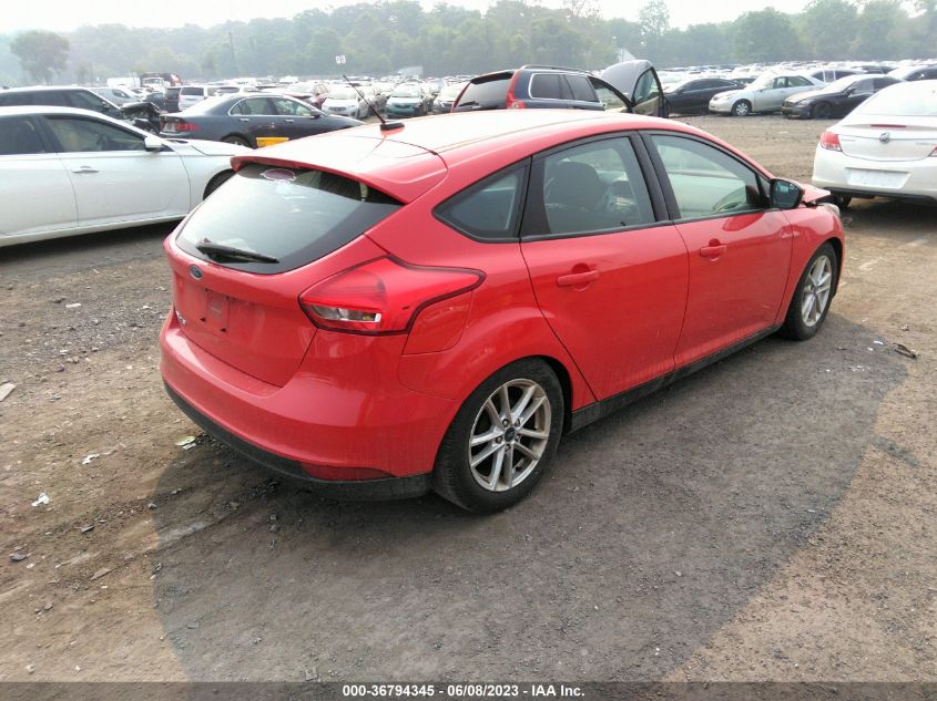 2016 FORD FOCUS SE - 1FADP3K22GL272304