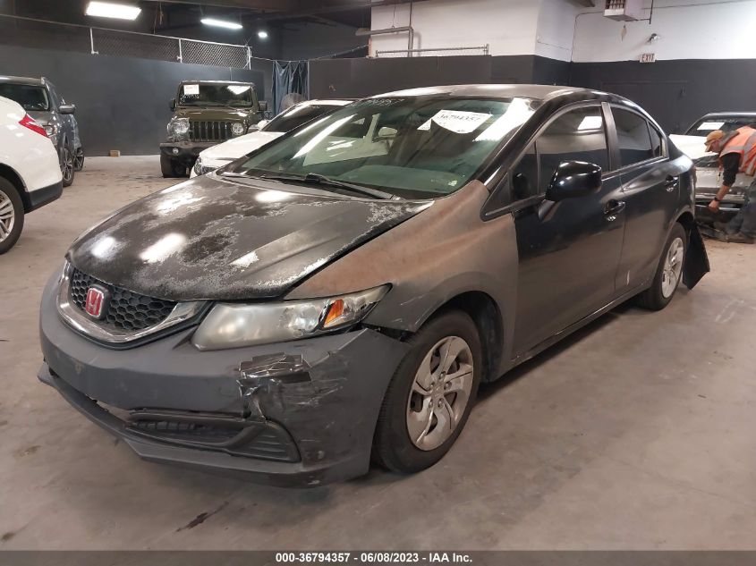 2013 HONDA CIVIC SDN LX - 2HGFB2F50DH500326
