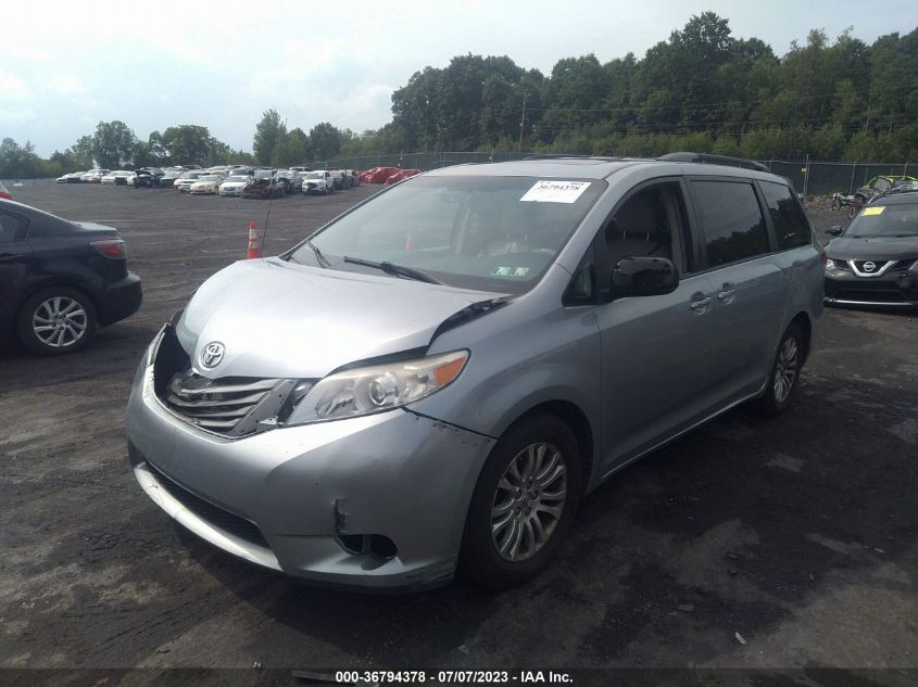 2014 TOYOTA SIENNA XLE/XLE AAS/LTD - 5TDYK3DC5ES523666