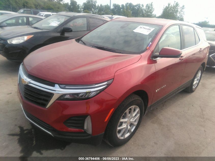 2022 CHEVROLET EQUINOX LT - 3GNAXKEV8NL195444