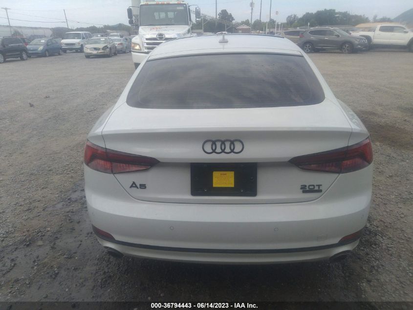 2018 AUDI A5 SPORTBACK PREMIUM PLUS - WAUBNCF57JA048991