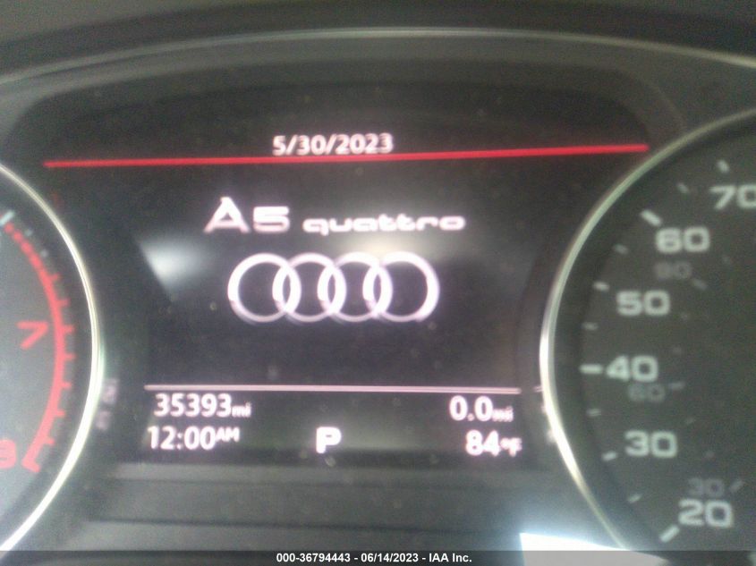 2018 AUDI A5 SPORTBACK PREMIUM PLUS - WAUBNCF57JA048991