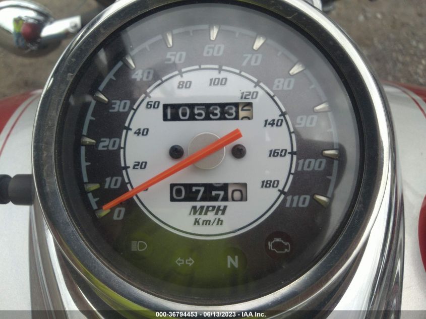 2007 YAMAHA XVS650 - JYAVM01E37A107600