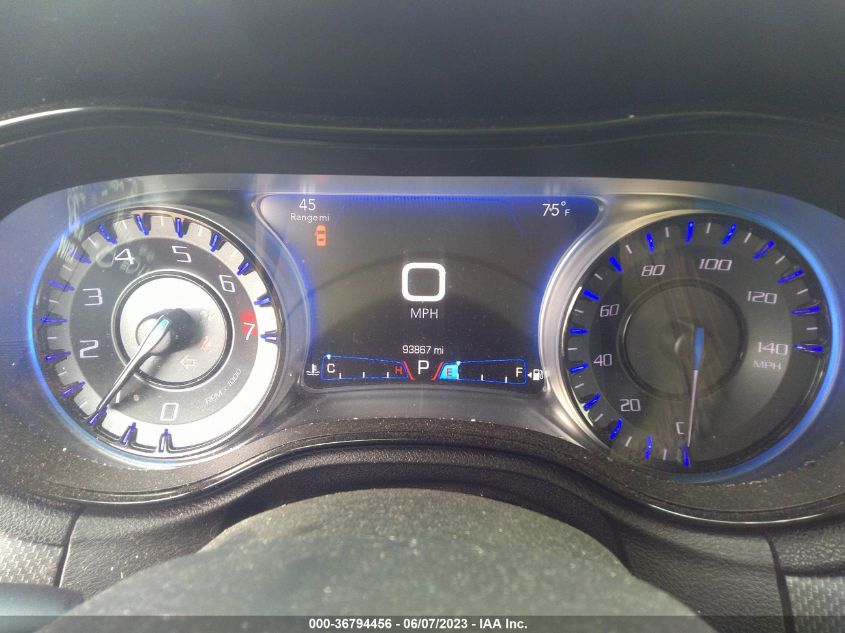 2016 CHRYSLER 300 S - 2C3CCAGG7GH298747