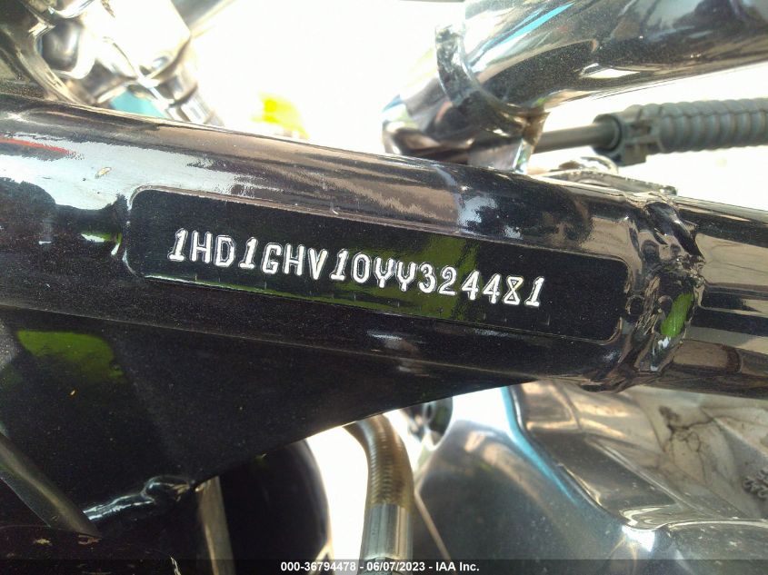 2000 HARLEY-DAVIDSON FXD 1HD1GHV10YY324481
