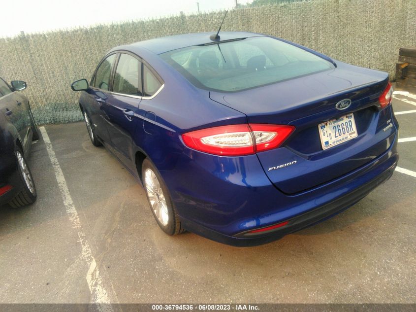 2016 FORD FUSION SE HYBRID - 3FA6P0LU6GR160601