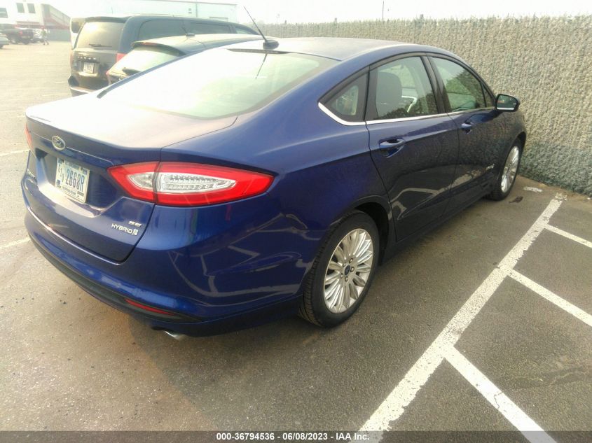 2016 FORD FUSION SE HYBRID - 3FA6P0LU6GR160601