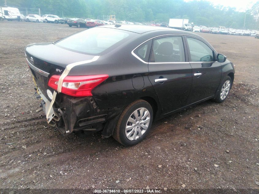 2016 NISSAN SENTRA SV - 3N1AB7AP5GY244152