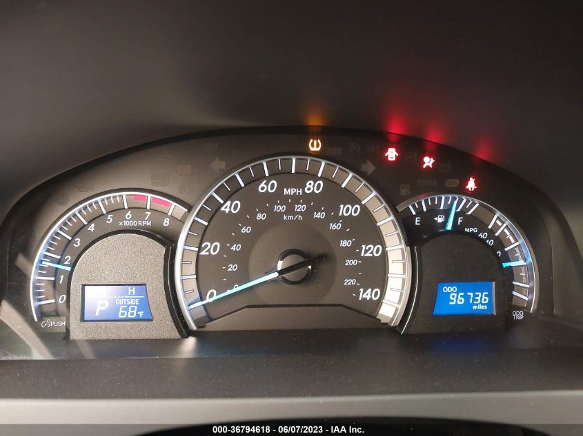 2013 TOYOTA CAMRY L/LE/SE/XLE - 4T1BF1FK3DU254477