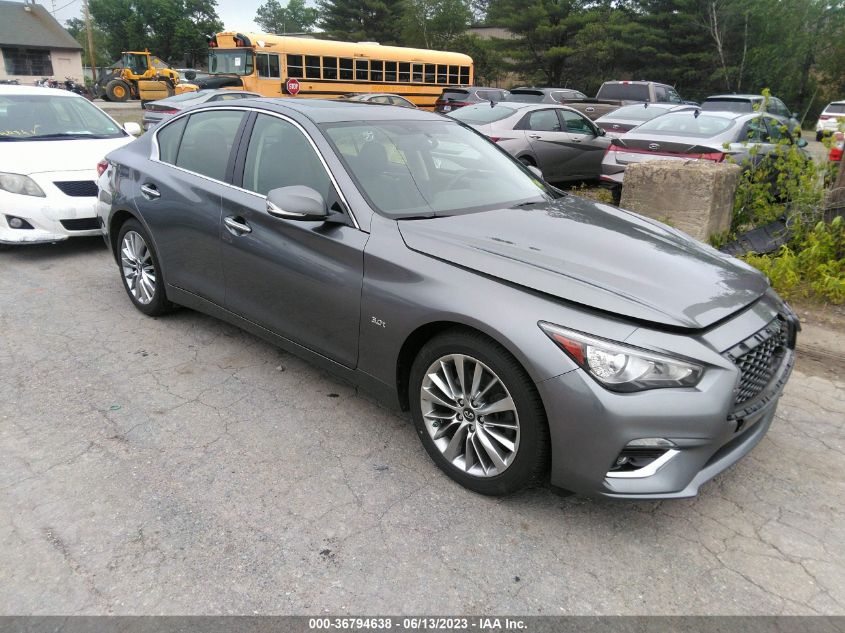 2018 INFINITI Q50 3.0T LUXE - JN1EV7AR6JM445501