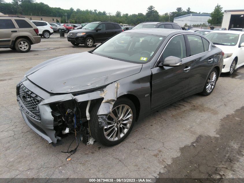 2018 INFINITI Q50 3.0T LUXE - JN1EV7AR6JM445501