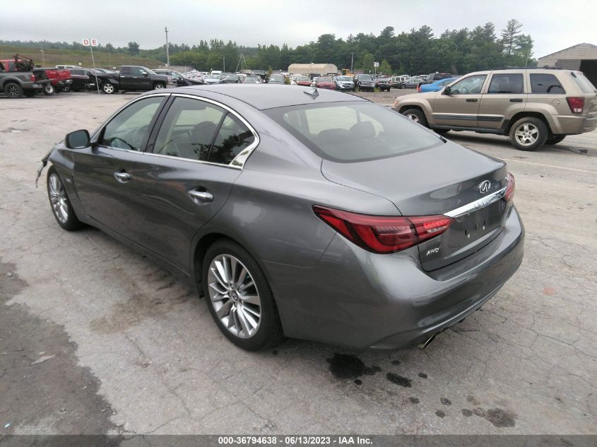 2018 INFINITI Q50 3.0T LUXE - JN1EV7AR6JM445501