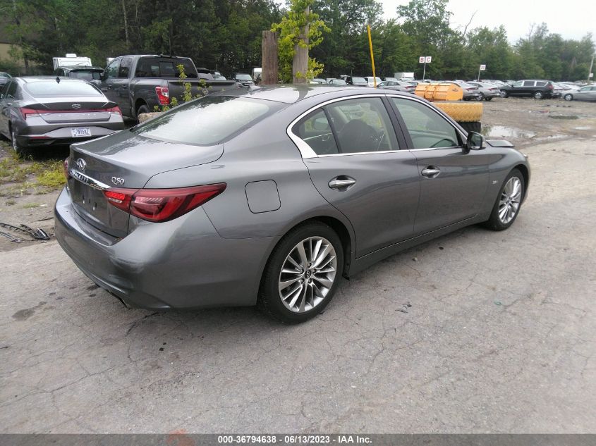 2018 INFINITI Q50 3.0T LUXE - JN1EV7AR6JM445501