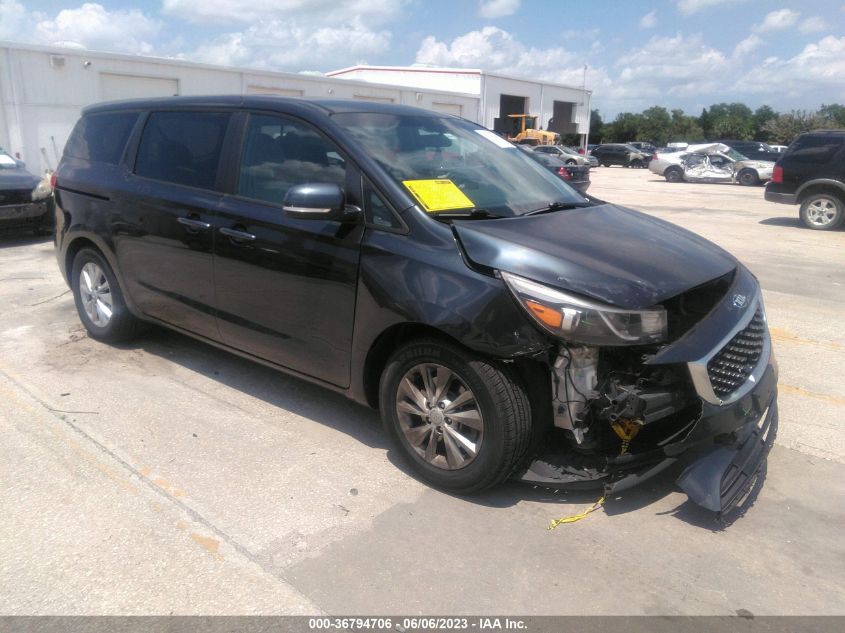 2017 KIA SEDONA LX - KNDMB5C15H6241185