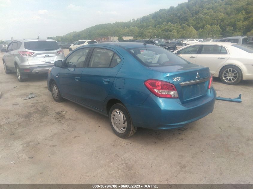 2020 MITSUBISHI MIRAGE G4 ES - ML32F3FJ8LHF04638