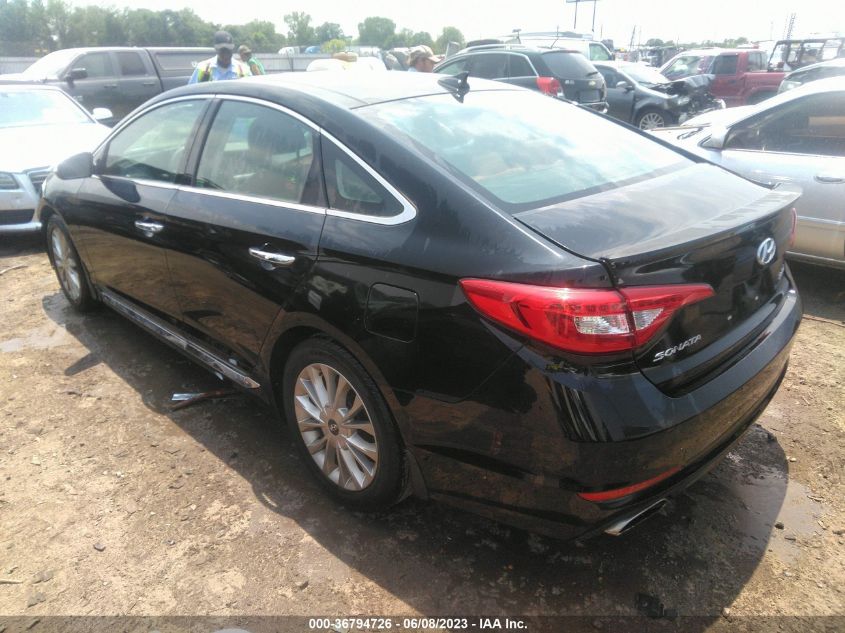 2015 HYUNDAI SONATA 2.4L LIMITED - 5NPE34AF0FH252642