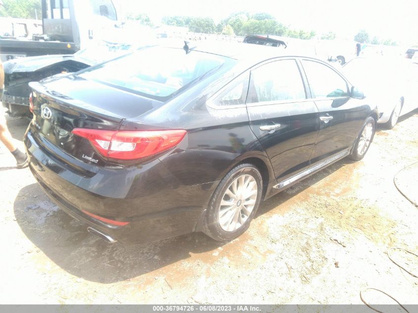 2015 HYUNDAI SONATA 2.4L LIMITED - 5NPE34AF0FH252642