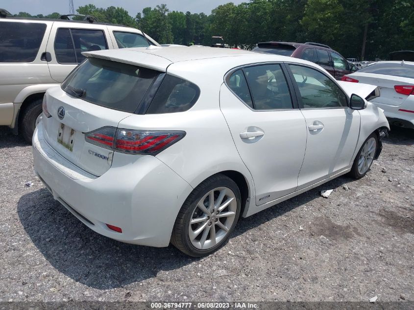 2013 LEXUS CT 200H HYBRID - JTHKD5BH3D2132076