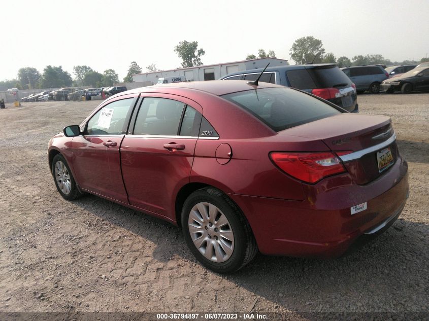 2013 CHRYSLER 200 LX - 1C3CCBAB4DN641116