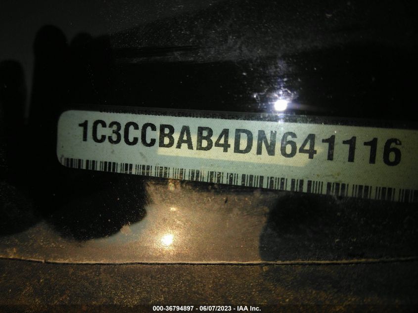 2013 CHRYSLER 200 LX - 1C3CCBAB4DN641116