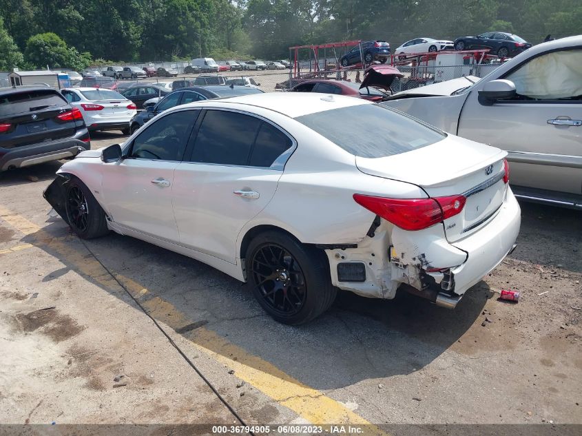 2017 INFINITI Q50 3.0T PREMIUM - JN1EV7AR4HM835524