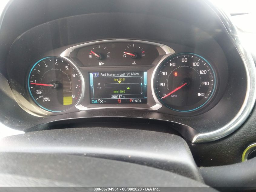 2016 CHEVROLET MALIBU LT - 1G1ZE5ST7GF199660
