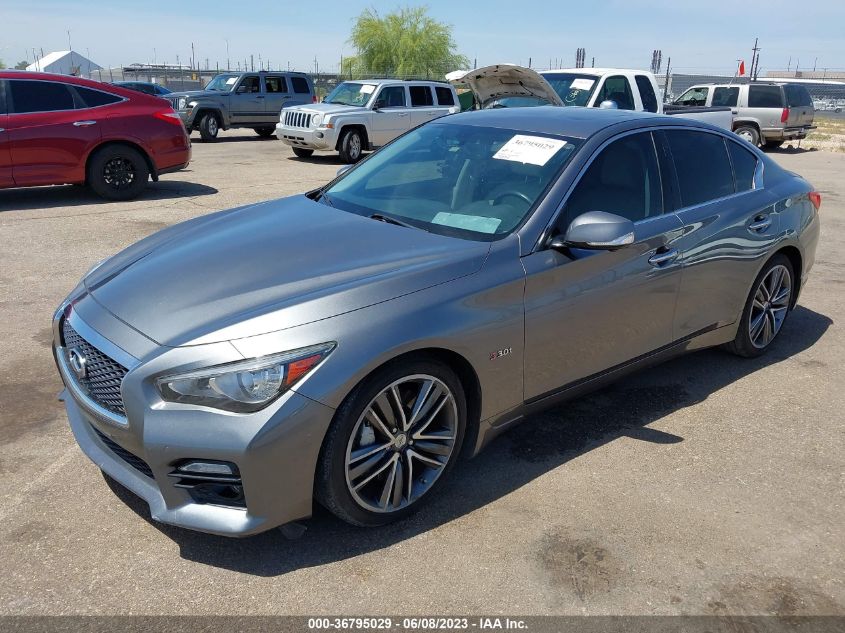 2016 INFINITI Q50 3.0T RED SPORT 400 - JN1FV7AP1GM420713