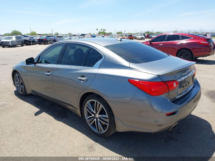 2016 INFINITI Q50 3.0T RED SPORT 400 - JN1FV7AP1GM420713