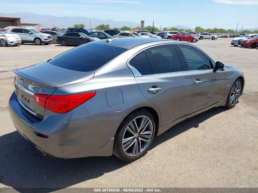 2016 INFINITI Q50 3.0T RED SPORT 400 - JN1FV7AP1GM420713