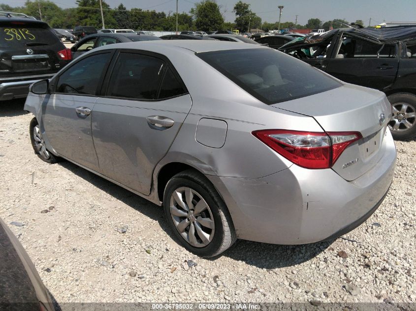 2016 TOYOTA COROLLA L/LE/S/S PLUS/LE PLUS - 2T1BURHE8GC628499