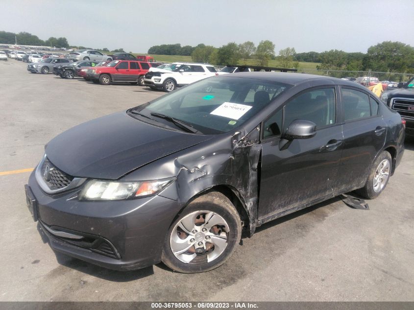 2013 HONDA CIVIC SDN LX - 2HGFB2F58DH575338