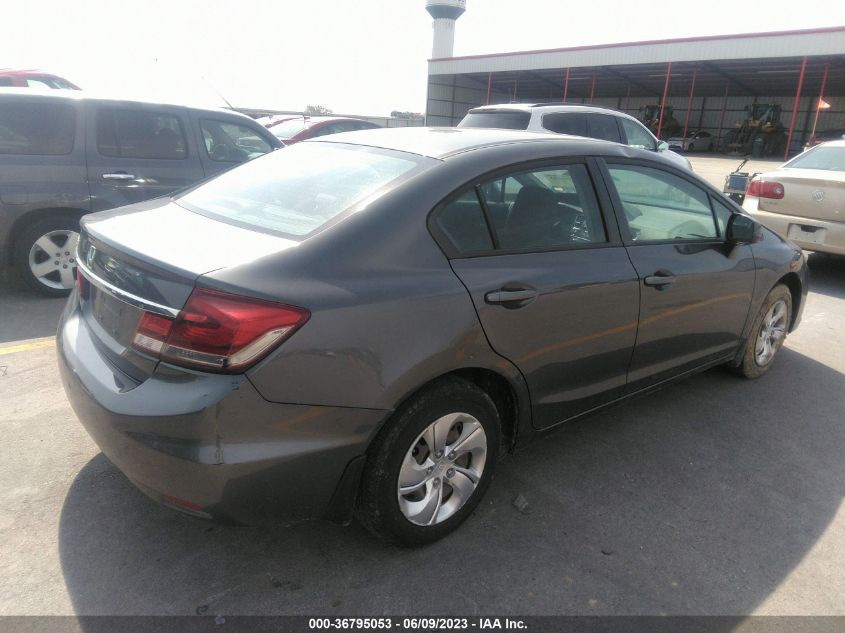 2013 HONDA CIVIC SDN LX - 2HGFB2F58DH575338