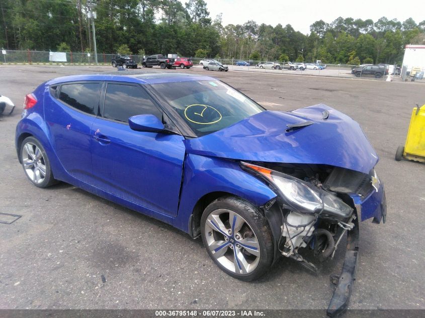 2013 HYUNDAI VELOSTER - KMHTC6AD6DU123241