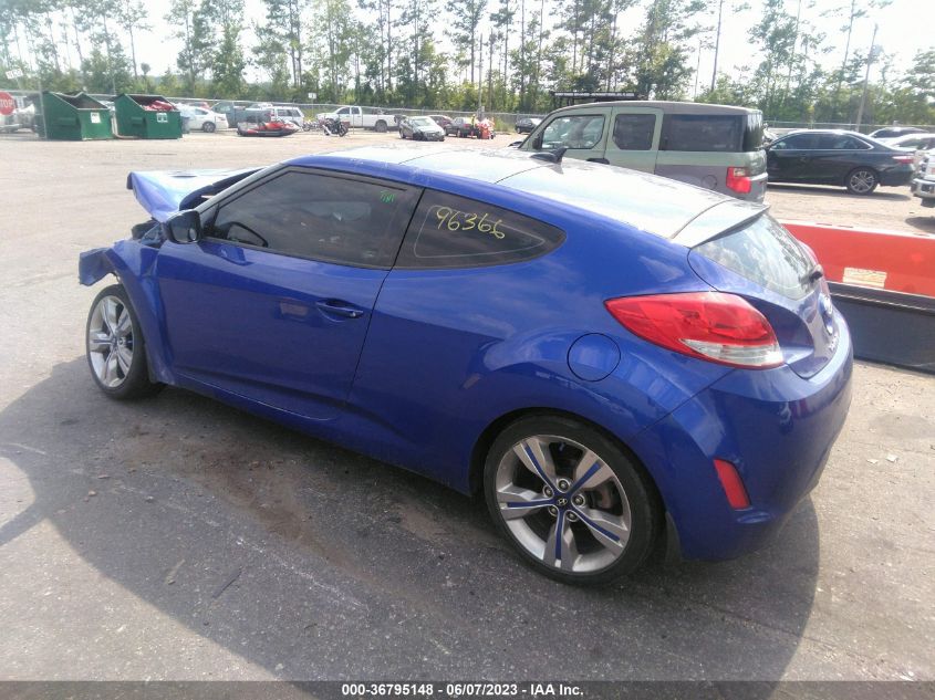 2013 HYUNDAI VELOSTER - KMHTC6AD6DU123241