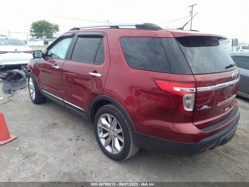 2013 FORD EXPLORER LIMITED - 1FM5K7F8XDGB12027