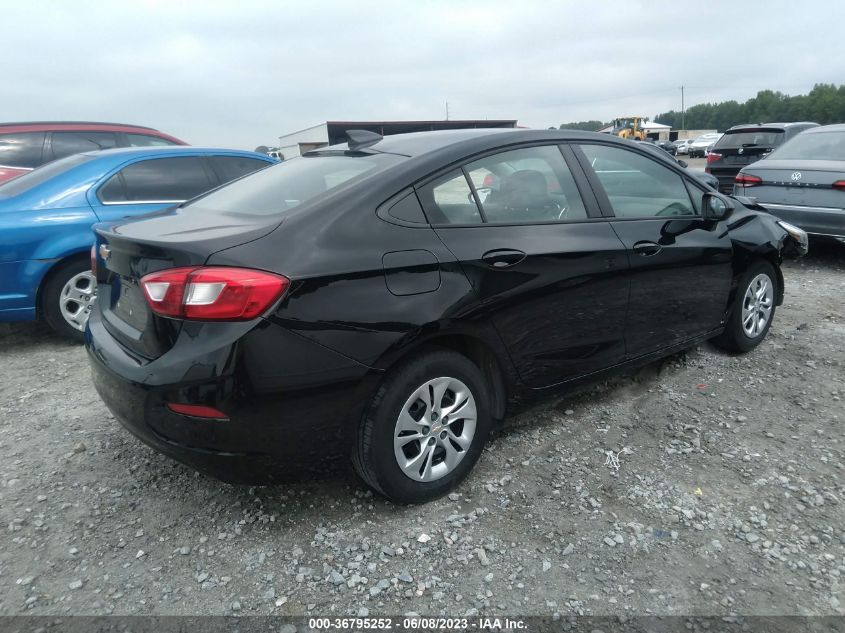 2019 CHEVROLET CRUZE LS - 1G1BC5SMXK7121702