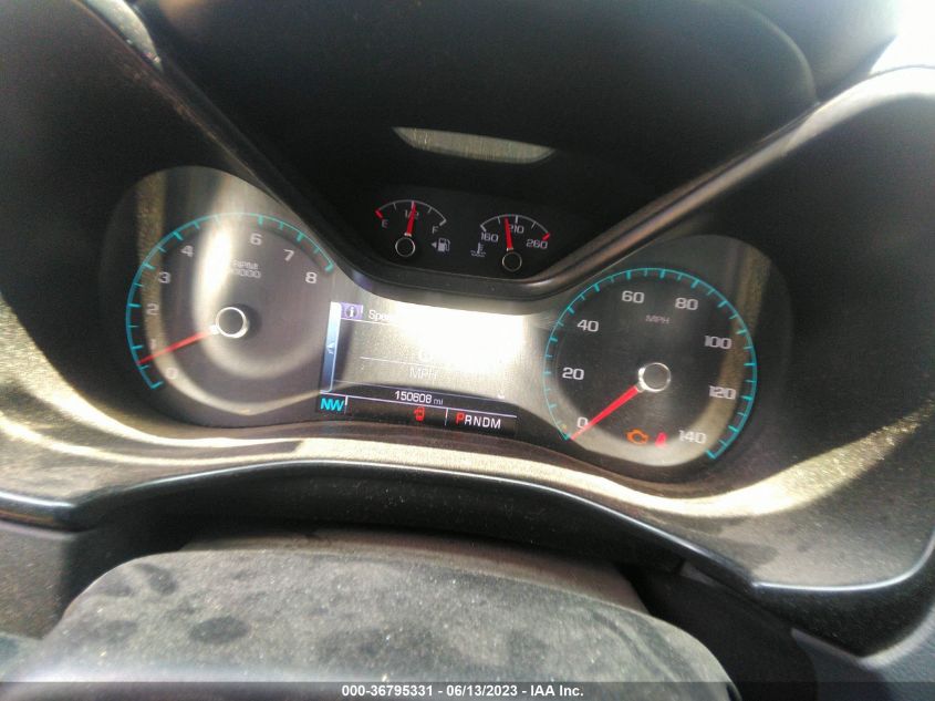 2016 CHEVROLET COLORADO 4WD Z71 - 1GCGTDE30G1168726