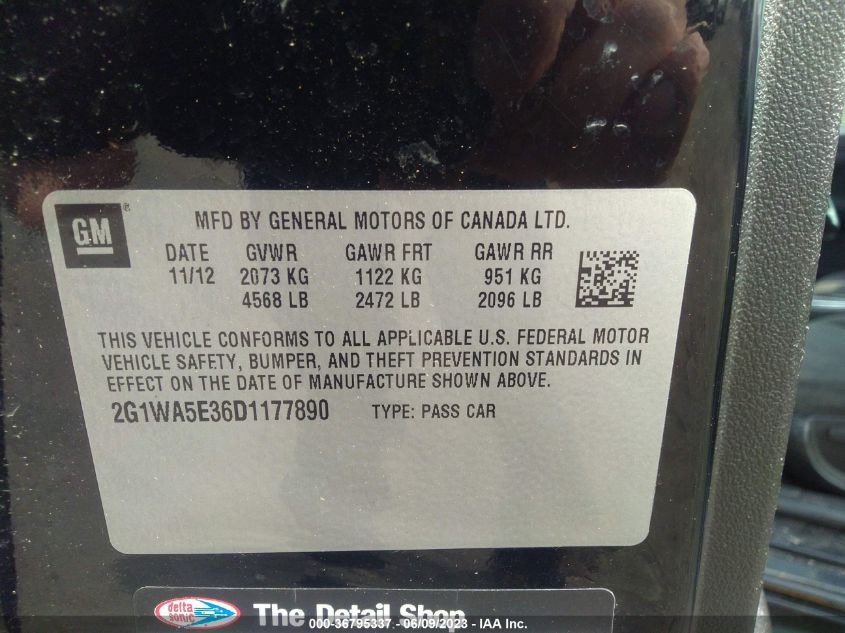 2013 CHEVROLET IMPALA LS - 2G1WA5E36D1177890