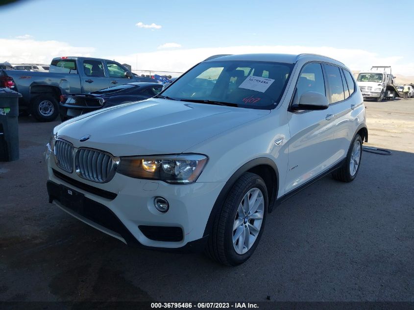 2017 BMW X3 SDRIVE28I - 5UXWZ7C39H0V87128