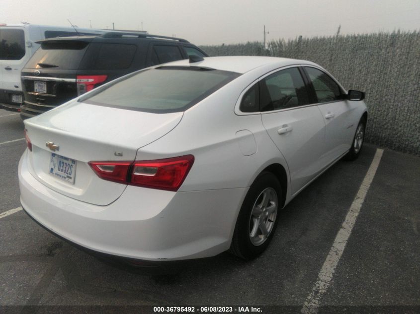 2016 CHEVROLET MALIBU LS - 1G1ZC5STXGF217154