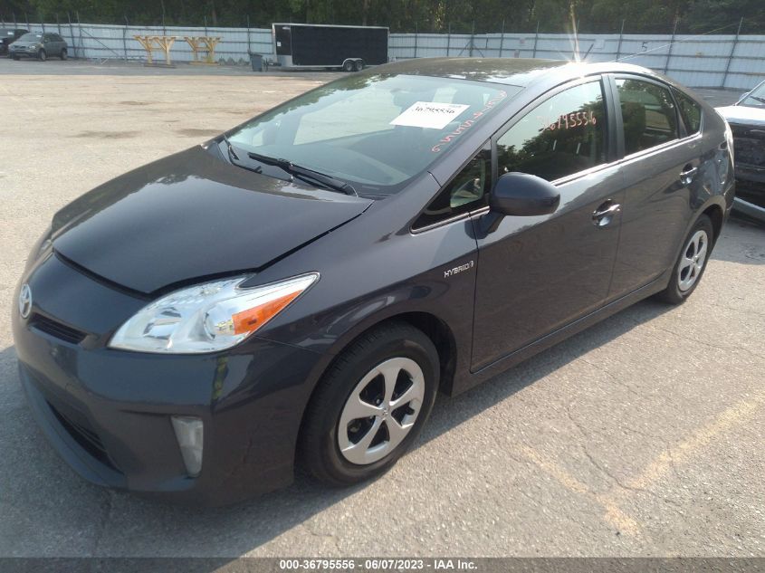 2013 TOYOTA PRIUS ONE/TWO/THREE/FOUR/FIVE - JTDKN3DUXD5549688