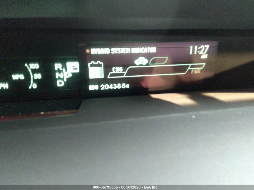 2013 TOYOTA PRIUS ONE/TWO/THREE/FOUR/FIVE - JTDKN3DUXD5549688
