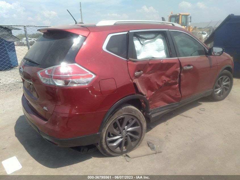 2016 NISSAN ROGUE S/SL/SV - 5N1AT2MT2GC731769