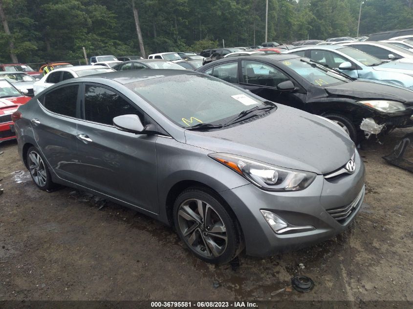 2016 HYUNDAI ELANTRA LIMITED - KMHDH4AE1GU631706