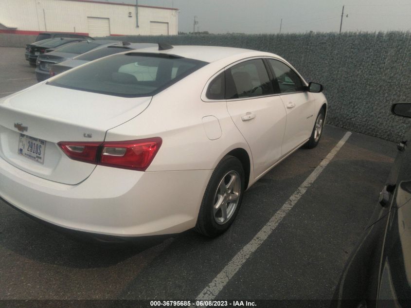 2016 CHEVROLET MALIBU LS - 1G1ZC5ST6GF266433