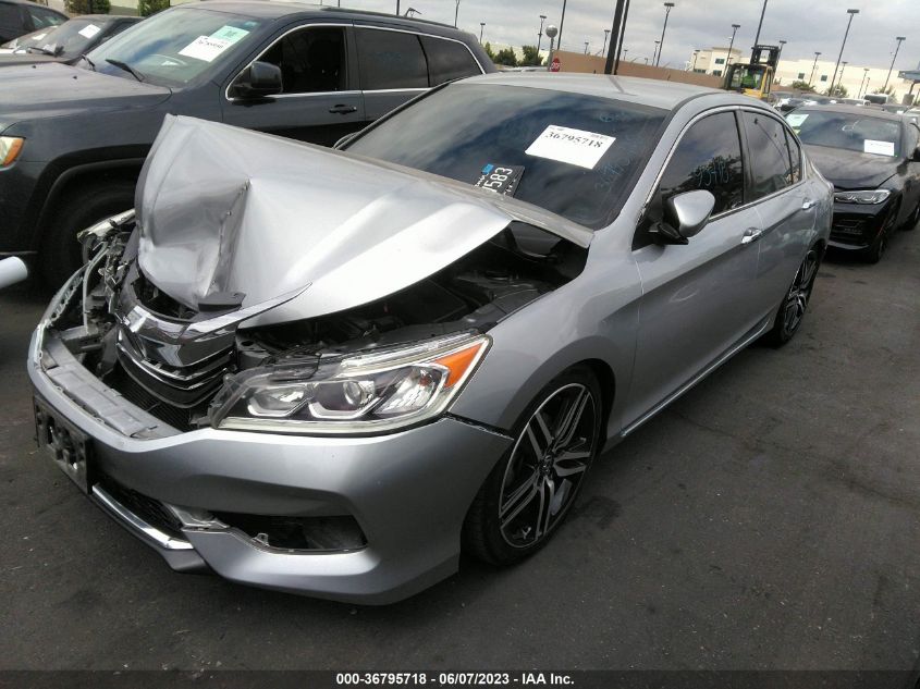 2016 HONDA ACCORD SEDAN LX - 1HGCR2F31GA183978