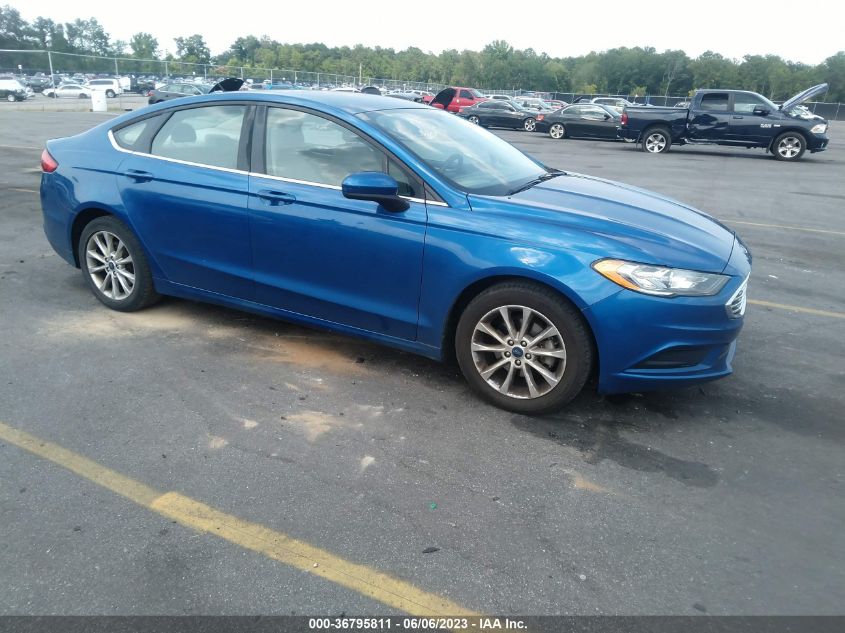 2017 FORD FUSION SE - 3FA6P0H79HR217717