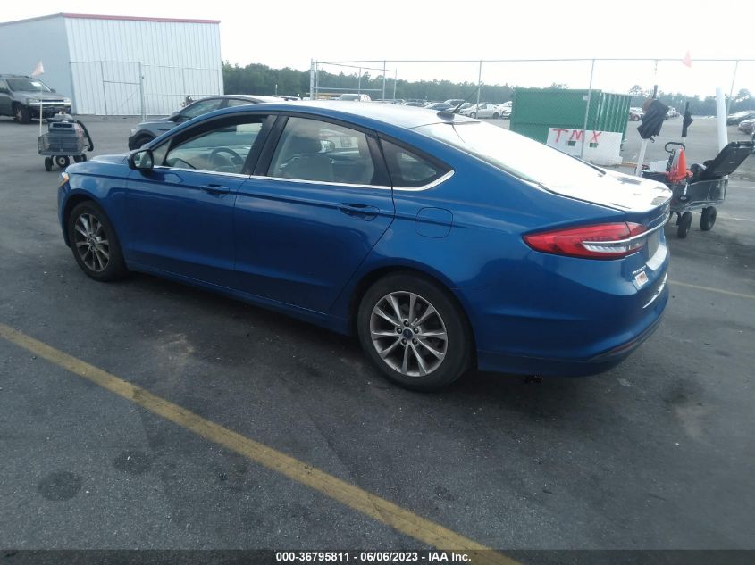 2017 FORD FUSION SE - 3FA6P0H79HR217717