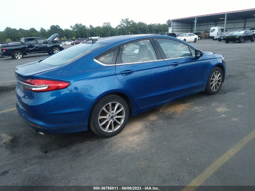 2017 FORD FUSION SE - 3FA6P0H79HR217717