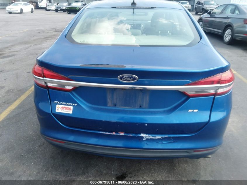 2017 FORD FUSION SE - 3FA6P0H79HR217717